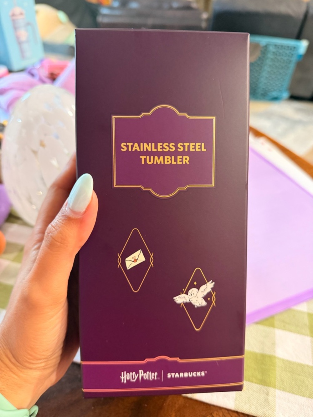 Harry Potter x Starbucks Purple Stainless Steel Tumbler